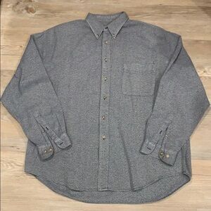 Eddie Bauer oxford heavy button down shirt